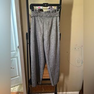 Women’s wide leg slacks, grey